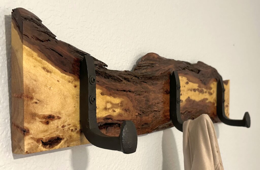 Rosewood Coat Rack